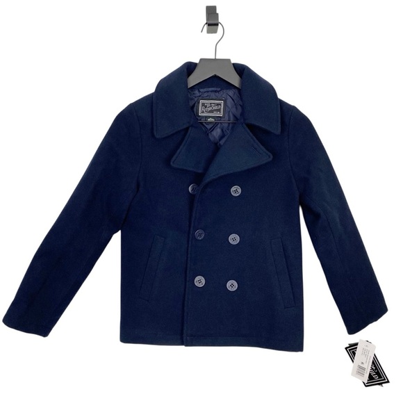 Rothschild Other - Rothschild Pea Coat Boys Blue Wool